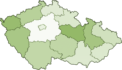 mapa partnerů